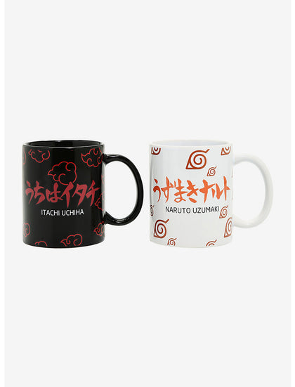 Naruto Shippuden Naruto & Itachi Set De Tazas