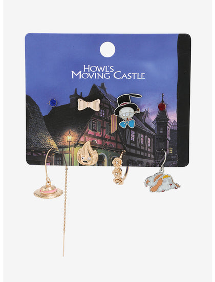 Estudio Ghibli Set De Aretes Castillo