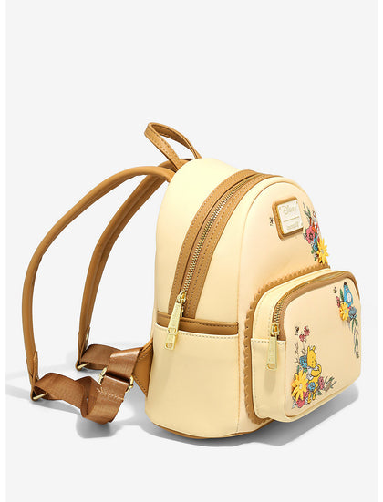 Winnie Pooh Mochila Floral Amarillo