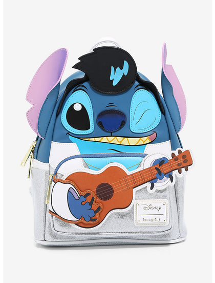 Stitch Elvis Mochila Guitarra