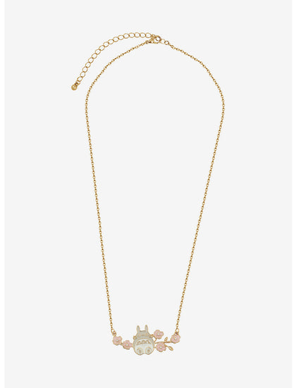 Estudio Ghibli Collar Totoro Flores