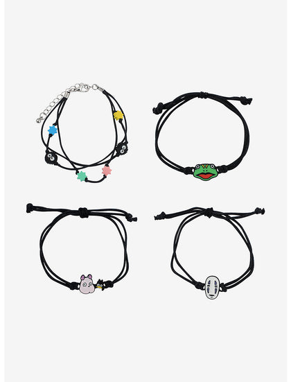 Estudio Ghibli Set De Brazaletes 4 Pcs