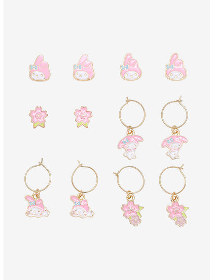My Melody Sakura Set De Aretes