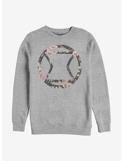 Black Widow Sudadera Flores Marvel