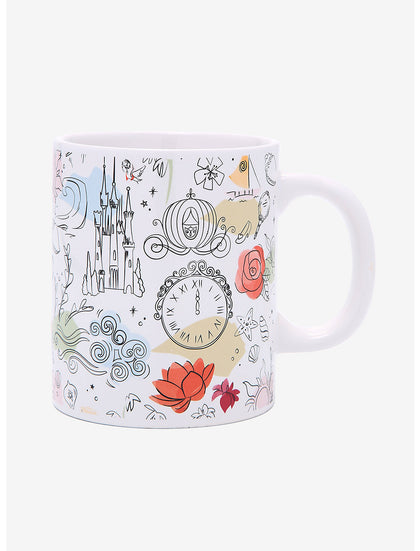 Princesas Disney Taza Iconos