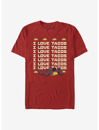 Deadpool Camisa Love Tacos