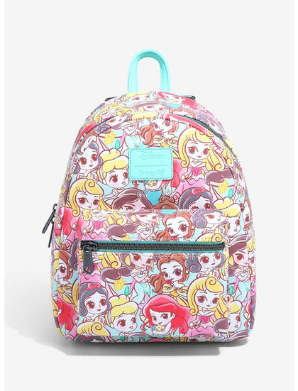 Princesas Disney Allover Mochila Chibi