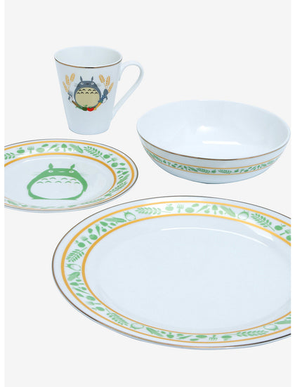 Estudio Ghibli Set De Cocina Platos Totoro