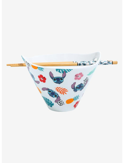Stitch Hawaii Bowl Ramen Palillos