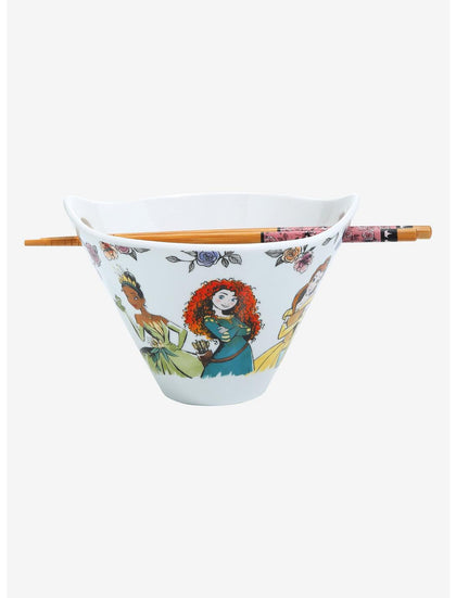 Princesas Disney Bowl Ramen Palillos