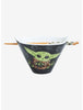 Mandalorian Baby Yoda Bowl Ramen Palillos