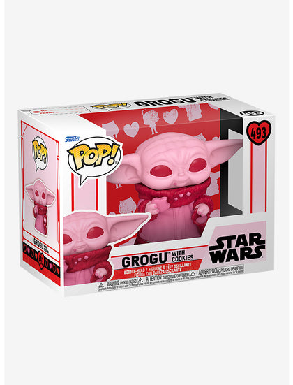 Funko Pop! Star Wars The Mandalorian Grogu Galletas Bobble-Head