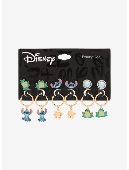 Disney Lilo & Stitch Rana Set De Aretes Mini Hoop