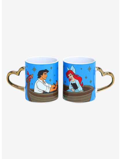 La Sirenita Set De Tazas Pareja Ariel Y Eric