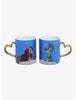 La Dama Y El Vagabundo Set De Taza Pareja Corazon