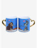 La Dama Y El Vagabundo Set De Taza Pareja Corazon