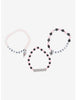 Black Pink Set De Brazaletes