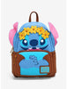 Mochila Stitch Flores Amarillas