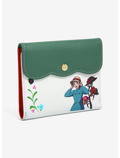 Estudio Ghibli Castillo Vagabundo Howl’s Moving Castle Cartera Floral