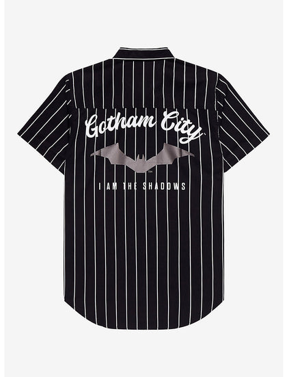 DC Comics The Batman Gotham City Batman Camisa Botones