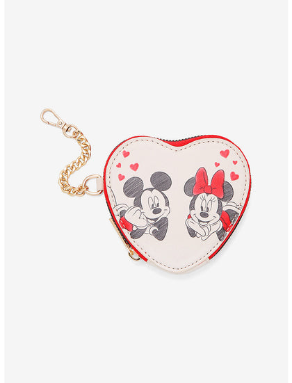 Mickey Y Minnie Mouse Monedero Corazon