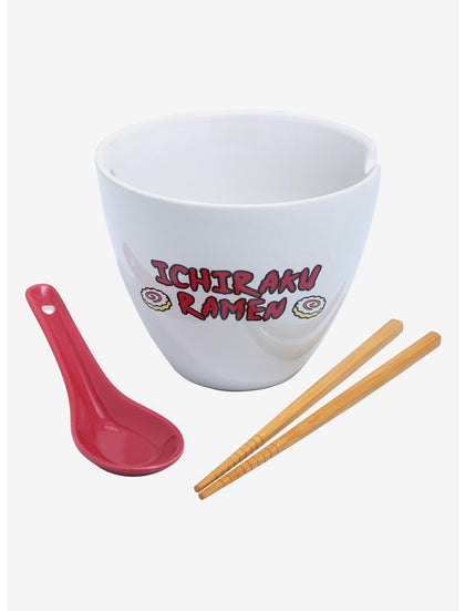 Naruto Shippuden Chibi Naruto Ramen Palillos Y Cuchara