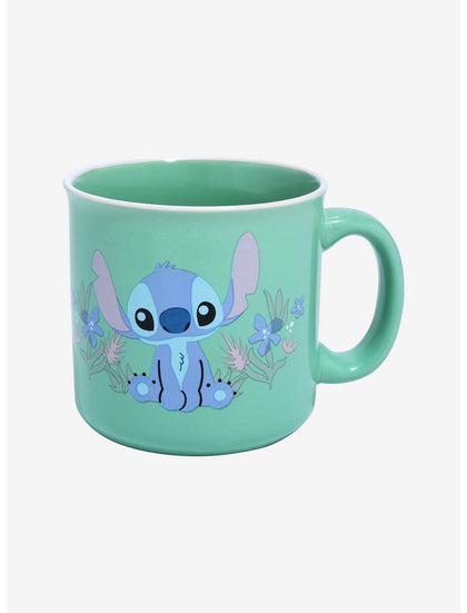 Disney Lilo & Stitch Chibi Ohana Means Familia Taza Camper