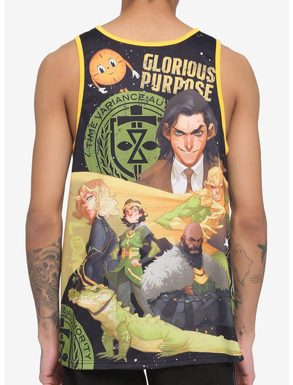 Marvel Loki Camisa Sin Mangas Tirahueso