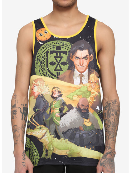 Marvel Loki Camisa Sin Mangas Tirahueso