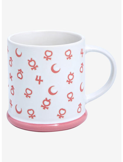 Sailor Moon Taza Rosa Iconos