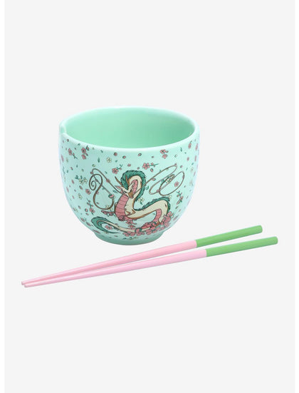 Estudio Ghibli Ramen Bowl Haku Sakura Spirited Away