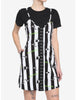 Beetlejuice Vestido Rayas