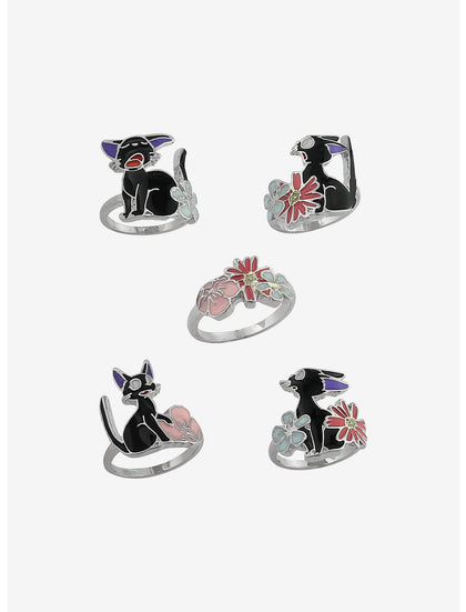 Estudio Ghibli Kikis Delivery Set De Anillos