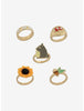Totoro Set De Anillos