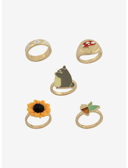 Totoro Set De Anillos