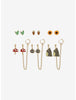 Estudio Ghibli Set De Aretes Totoro Primavera