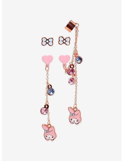 Sarnio My Melody Aretes Gemas