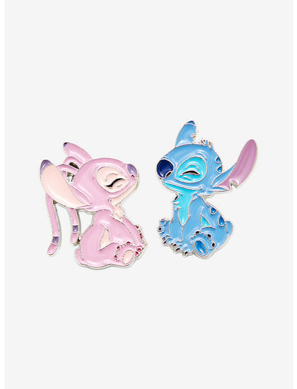 Stitch Y Angel Set De Pin Pareja