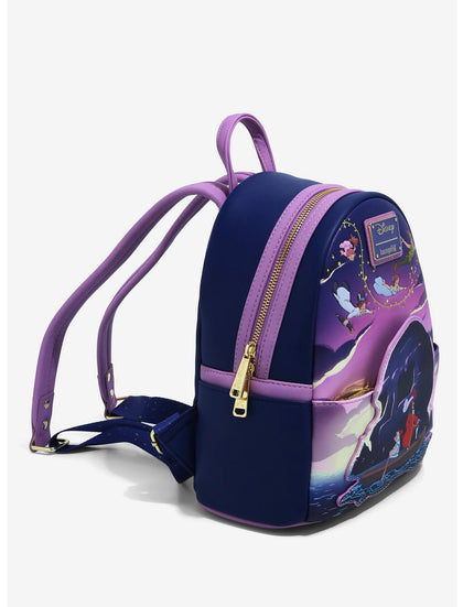 Peter Pan Mochila Personajes Morado
