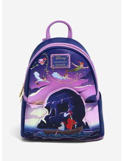 Peter Pan Mochila Personajes Morado
