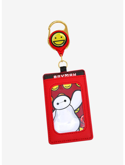 Baymax Portagafete Iconos Rojos