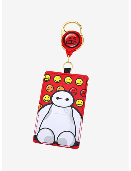 Baymax Portagafete Iconos Rojos