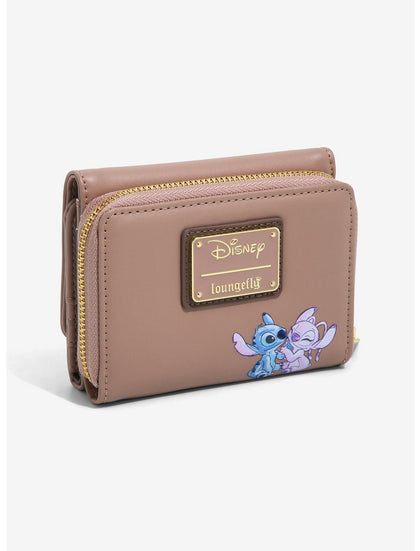 Stitch Cartera Angel Color Cafe