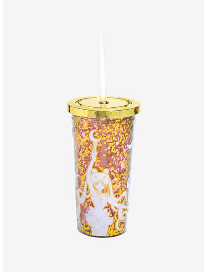 Sailor Moon Termo Glitter Dorado