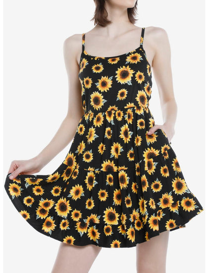 Vestido Girasoles Corto