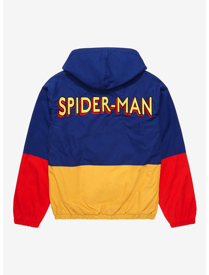 Hombre Araña Hoodie Marvel Sudadera Color Block