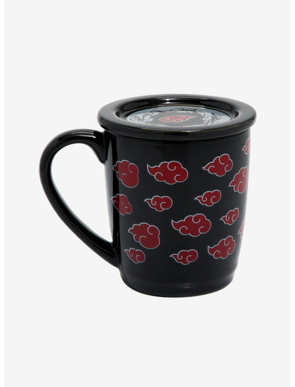 Naruto Shippuden Akatsuki Nube Taza con Tapa