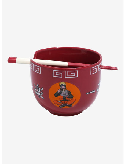 Naruto Bowl Set Con Palillos