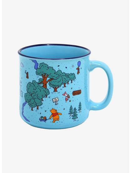Winnie Pooh Taza Mapa Bosque 100 Acres