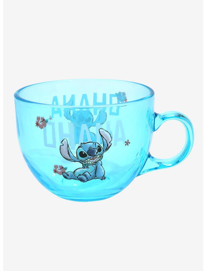 Stitch Taza Cristal Ohana